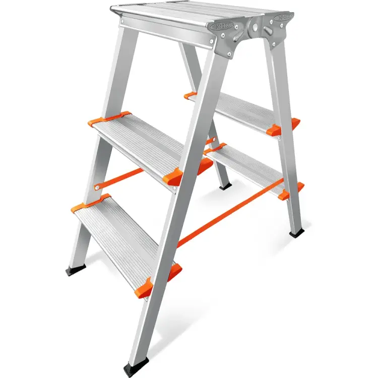 Алюминиевая стремянка Эйфель Библио 130 - 203 Алюминиевая стремянка Эйфель Библио 130 - 203