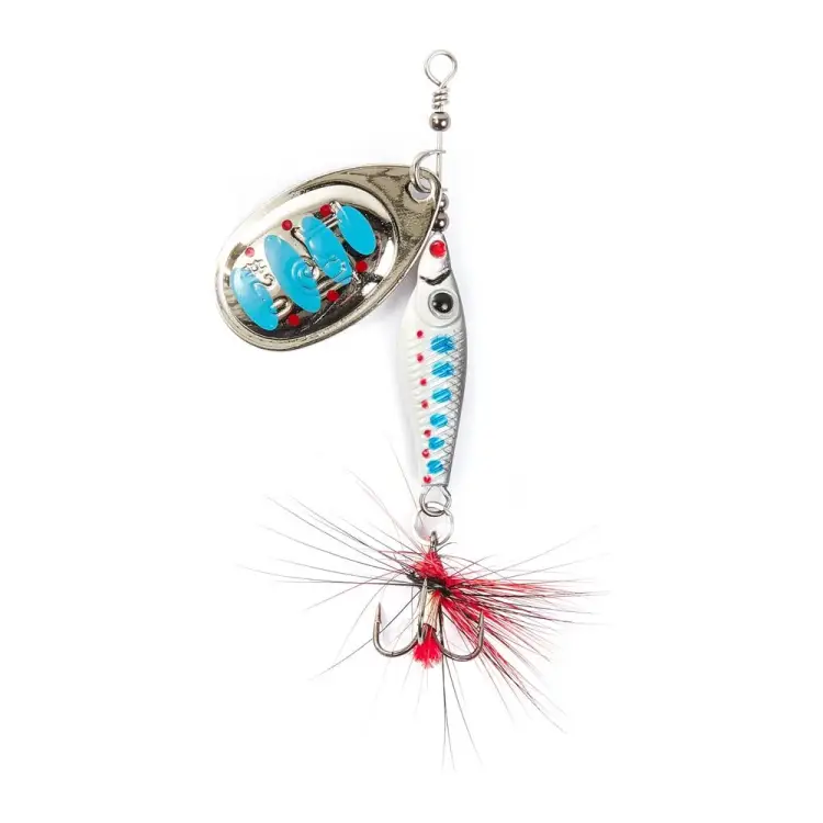 Вращающаяся блесна Lucky John TRIAN BLADE ROUND LJTBR9-003