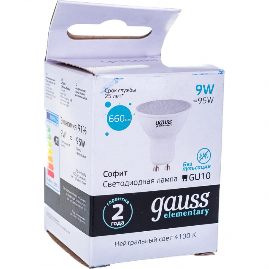 Лампа Gauss LED Elementary