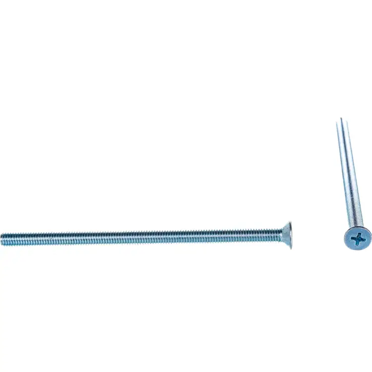 Потайной оцинкованный винт КРЕП-КОМП 5х90 DIN965 15 шт вп590мф