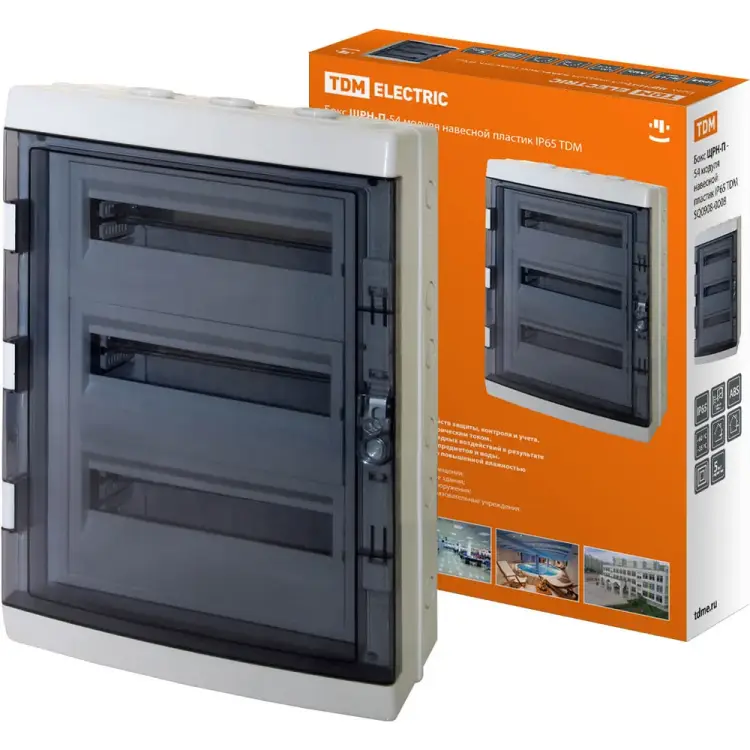 Бокс TDM ELECTRIC ЩРН-П-54 SQ0908-0008