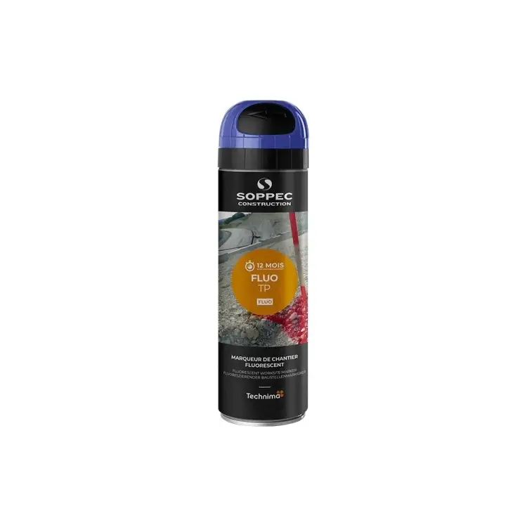 Аэрозольный флуоресцентный маркер для стройки геодезии Soppec Fluo TP 141519 Аэрозольный флуоресцентный маркер для стройки геодезии Soppec Fluo TP 141519