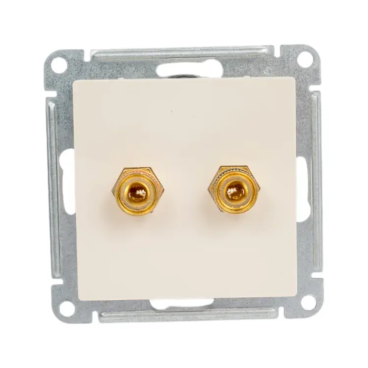 Двухместная аудиорозетка Systeme Electric AtlasDesign ATN000287