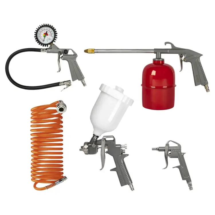 Набор пневмоинструмента QUATTRO ELEMENTI 771-138 Набор пневмоинструмента QUATTRO ELEMENTI 771-138