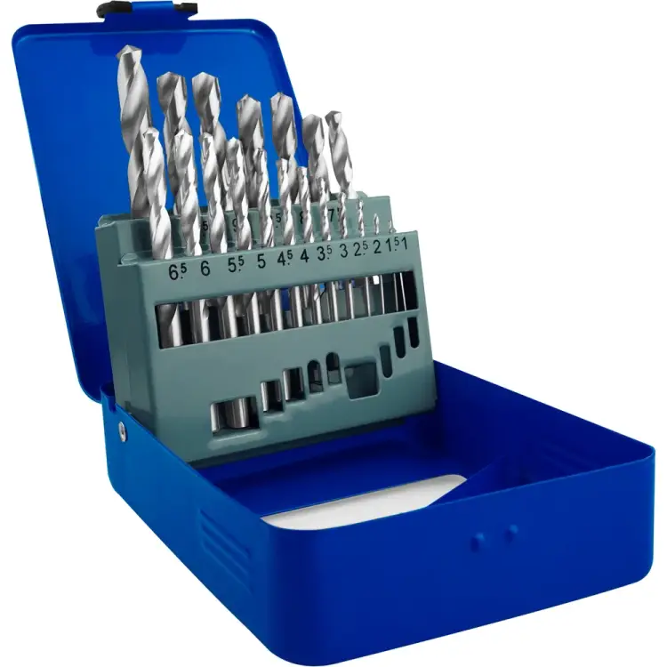 Набор сверл по металлу vertextools 0987-19