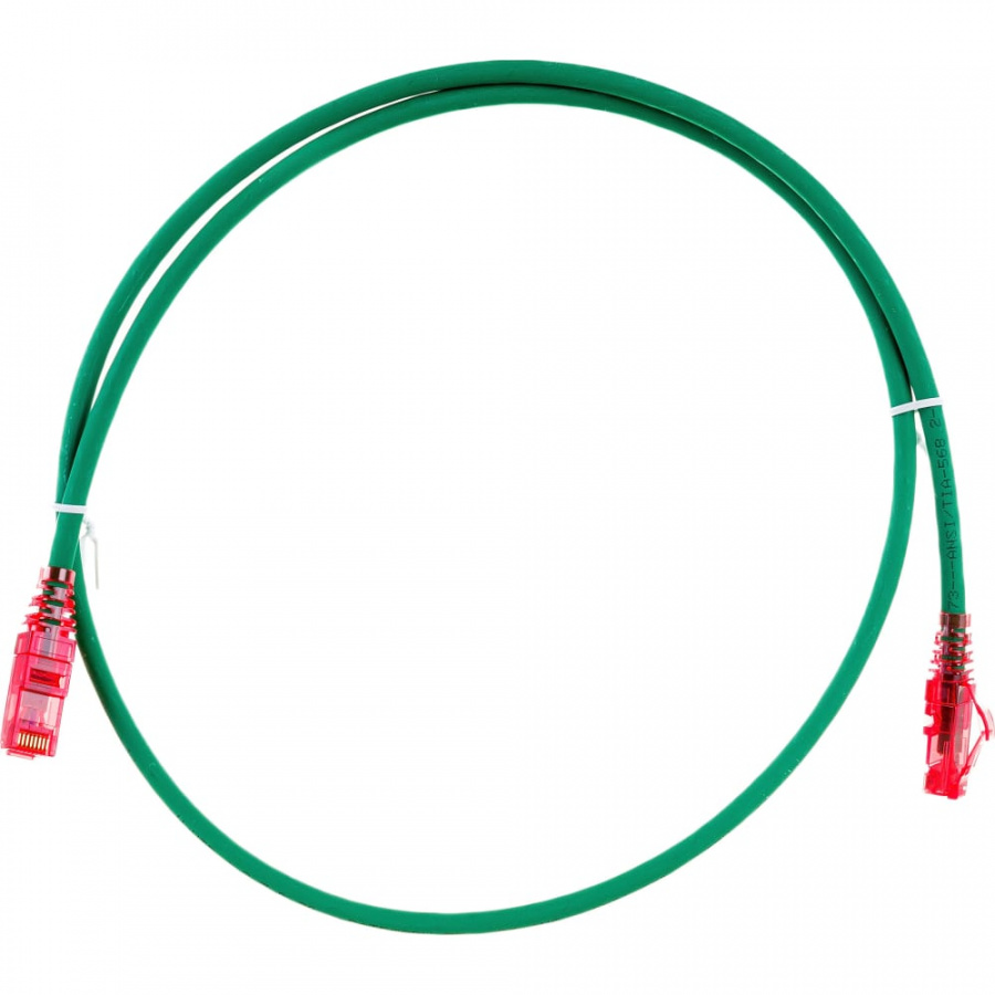 Патч-корд Hyperline PC-LPM-UTP-RJ45-RJ45-C5e-1M-LSZH-GN