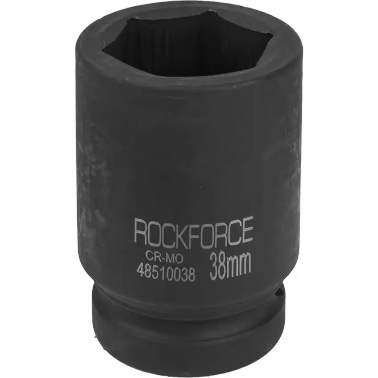 Удлиненная ударная шестигранная торцевая головка Rockforce RF-48510038(459) Удлиненная ударная шестигранная торцевая головка Rockforce RF-48510038(459)