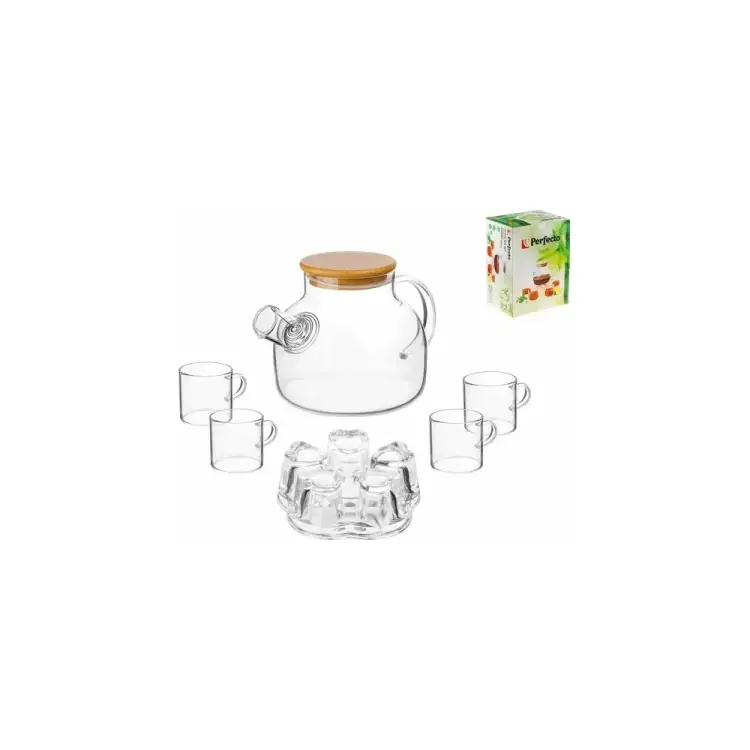 Стеклянный заварочный чайник PERFECTO LINEA Bamboo 38-100001 Стеклянный заварочный чайник PERFECTO LINEA Bamboo 38-100001