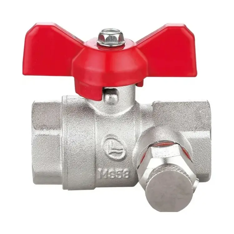 Латунный резьбовой шаровой кран DOUBLE-LIN LL1066 (1")