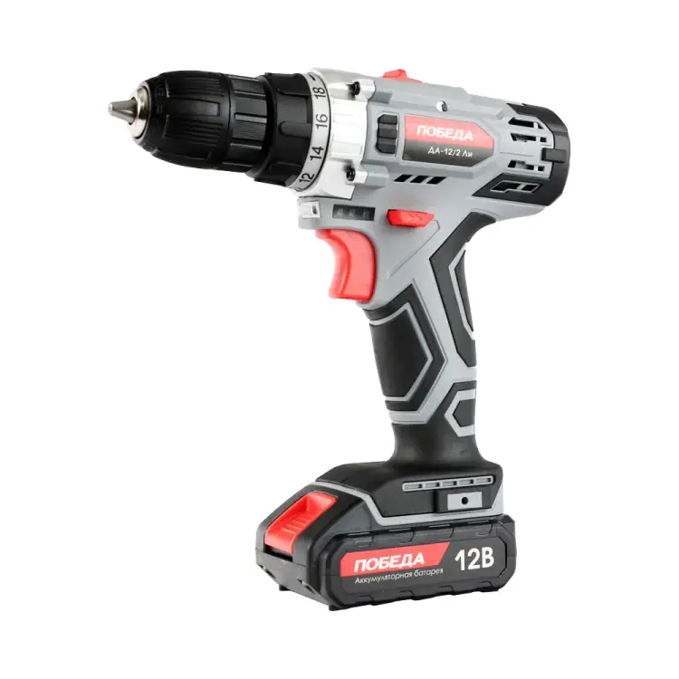 Аккумуляторная дрель-шуруповерт Победа ДА-12/2 Ли 180201634