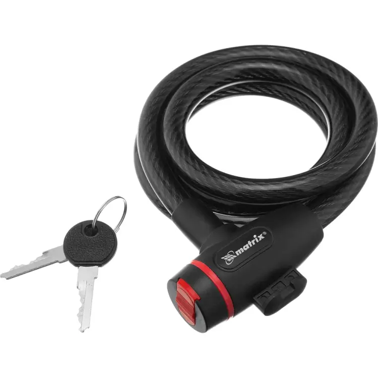 Универсальный тросовый замок MATRIX 91836