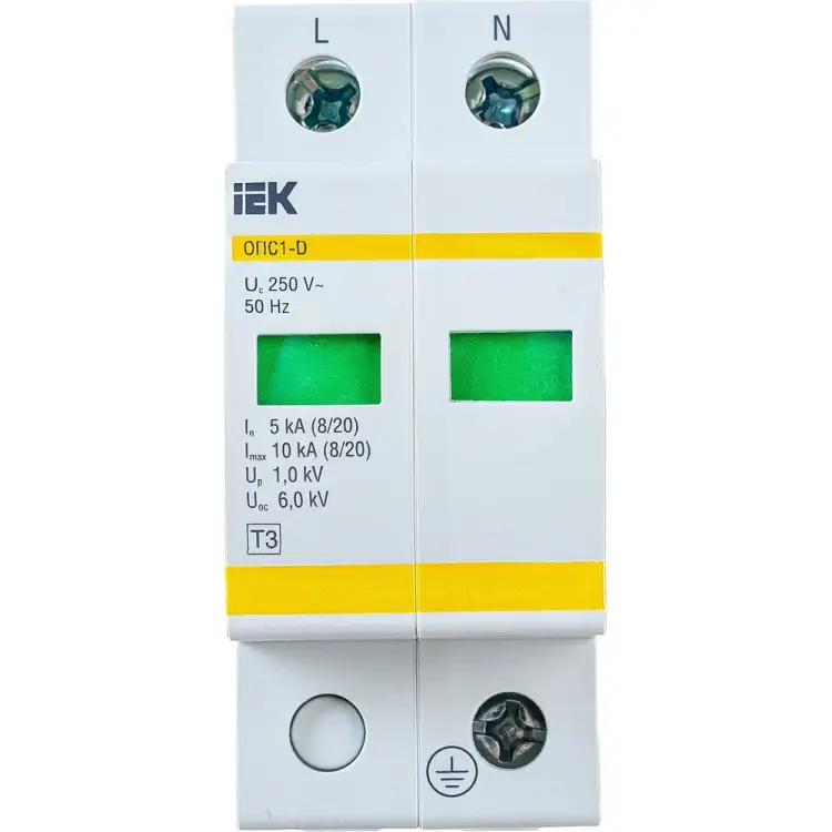 Разрядник IEK ОПС1-D MOP20-2-D