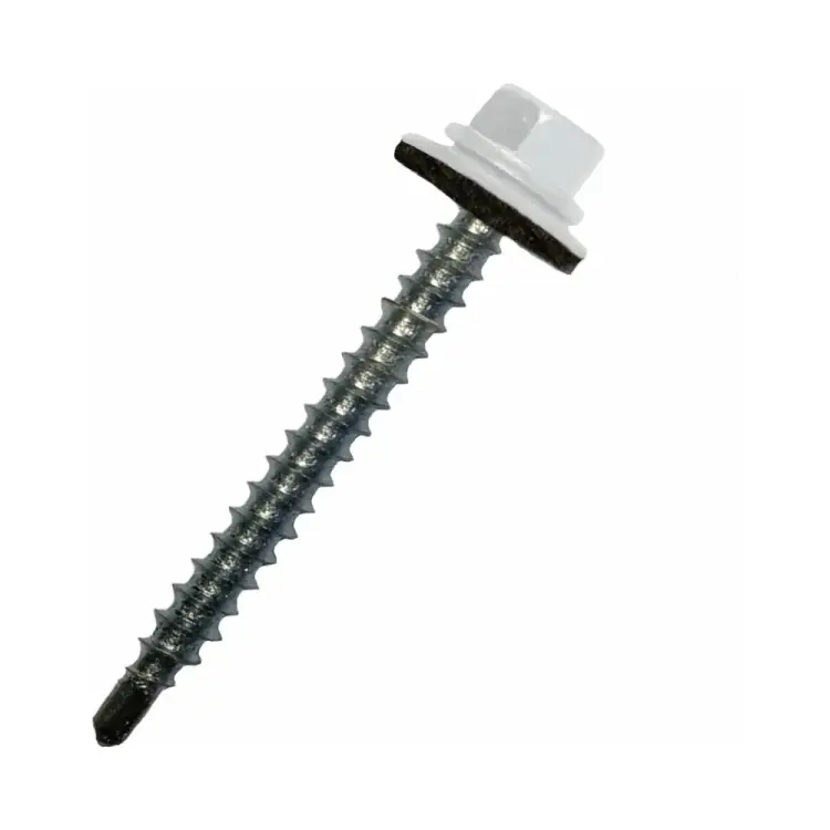 Кровельный оцинкованный саморез STARFIX 4,8x19 мм, RAL 9003, 250 шт. SMC2-43395-250