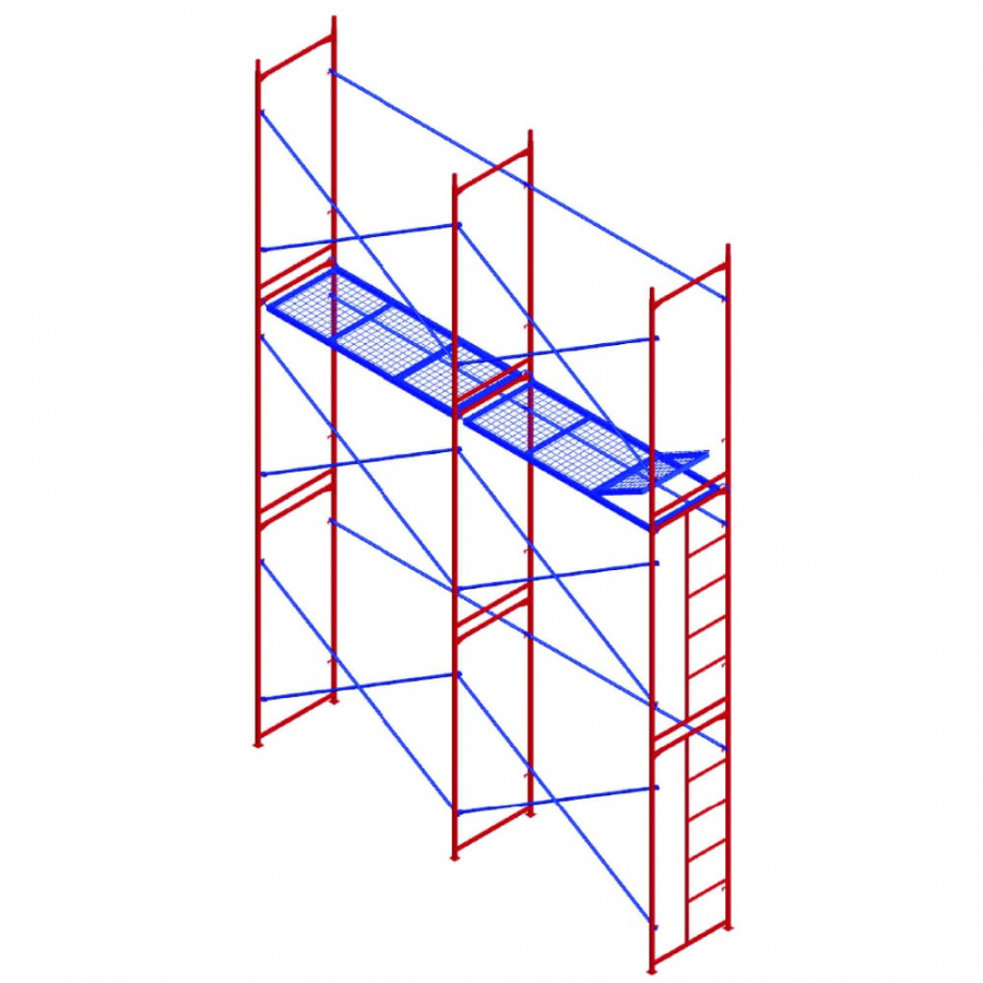 Комплект рамных лесов Мега 776