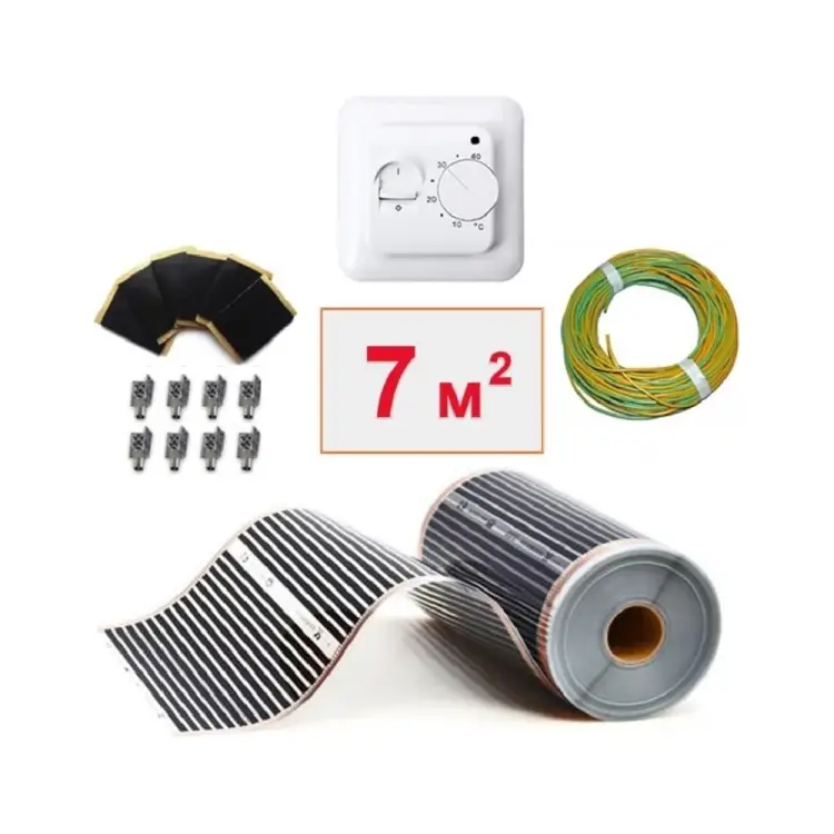 Пленочный электрический теплый пол ТеплоСофт 7м.кв.