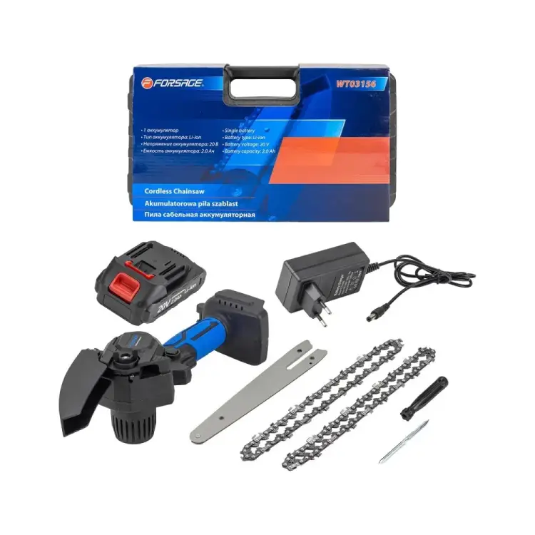 Аккумуляторная цепная пила Forsage F-WT03156 Аккумуляторная цепная пила Forsage F-WT03156