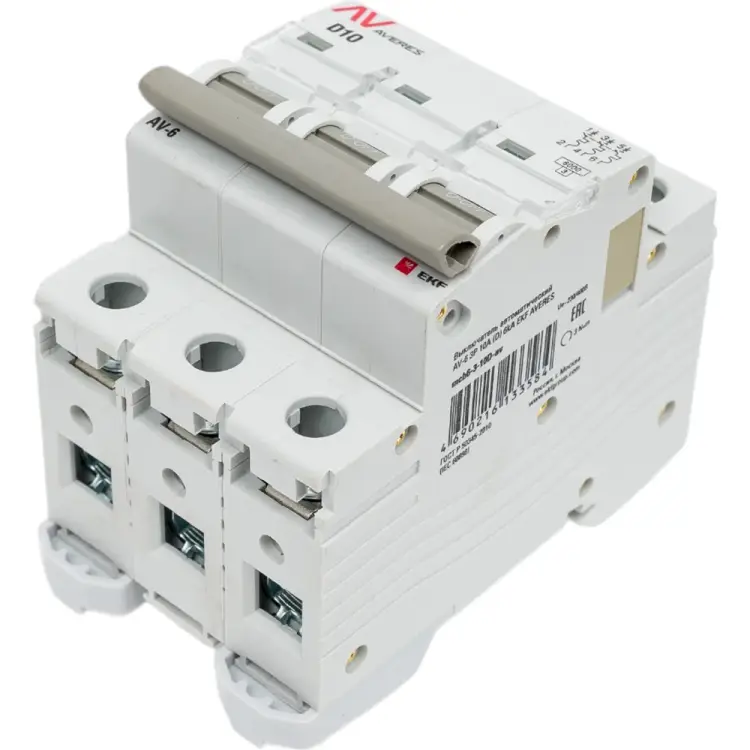 Выключатель автоматический EKF AVERES AV-6 mcb6-3-10D-av