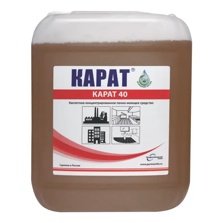 Кислотное средство для послестроительной уборки Карат 40 04134