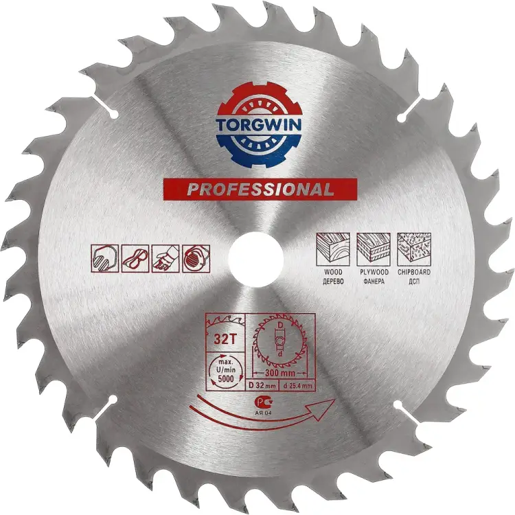 Пильный диск по дереву TORGWIN S65376