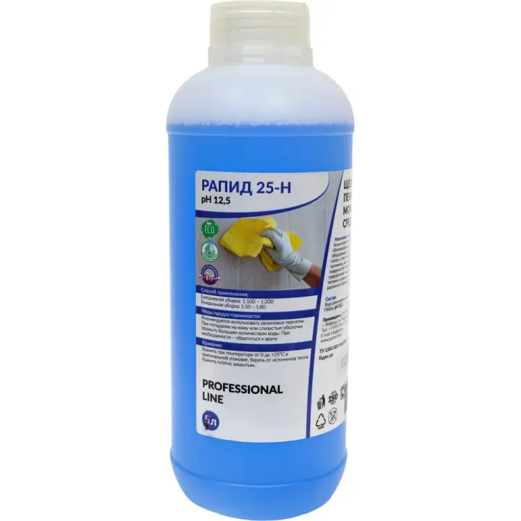 Сильно концентрированное щелочное средство Рапид 1 л 4607002302741