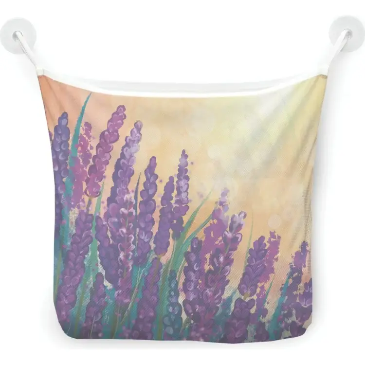 Настенная сетка-органайзер для ванной для игрушек JOYARTY Лаванда на рассвете tgb_385254