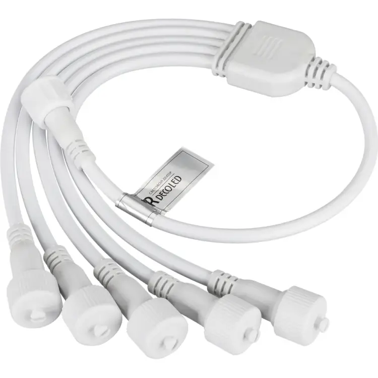 Коннектор питания Ardecoled ARD-CLASSIC-SYNC-RGB White 31805 Коннектор питания Ardecoled ARD-CLASSIC-SYNC-RGB White 31805