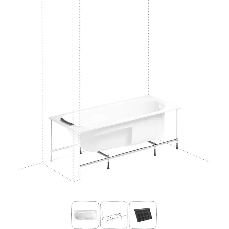 Акриловая ванна Lavinia Boho Bristol S1-3502006P