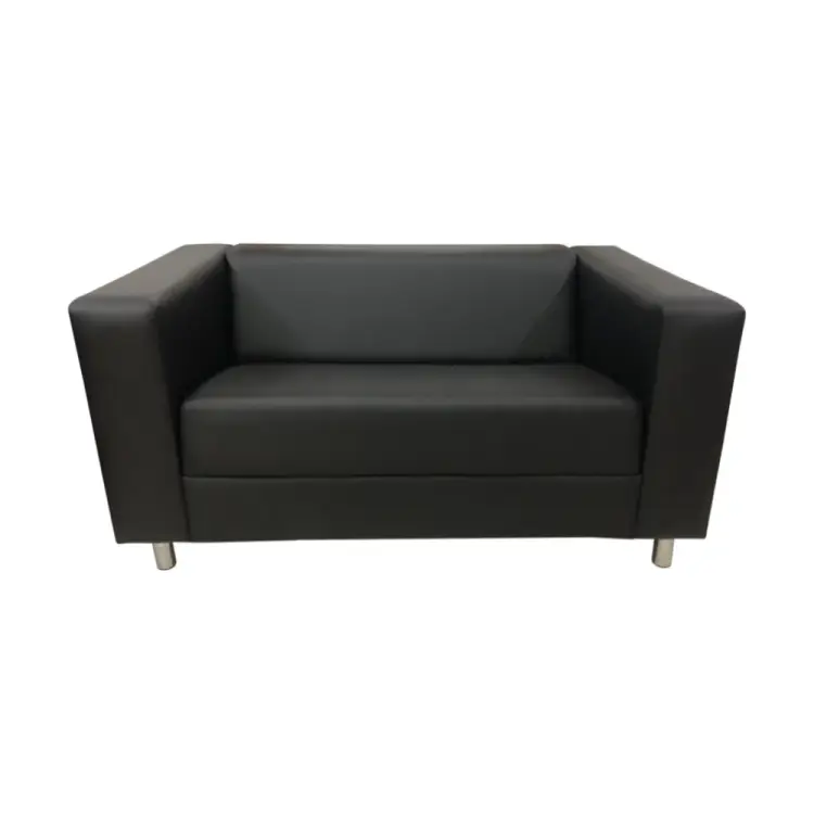 Двухместный диван Мягкий Офис черный АП201ЧН