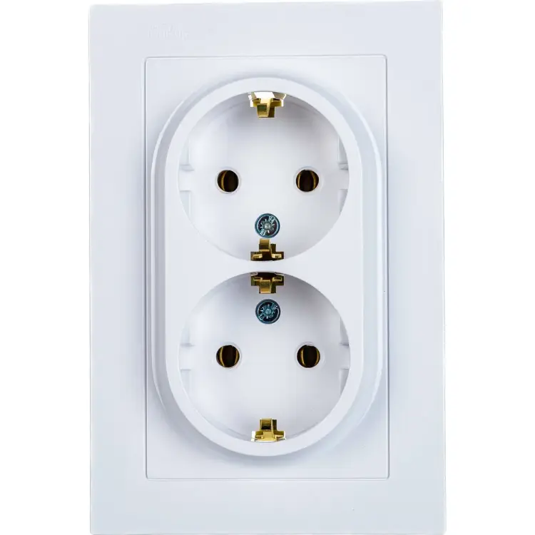 Двухместная розетка Systeme Electric ATLAS DESIGN ATN000124 1240135