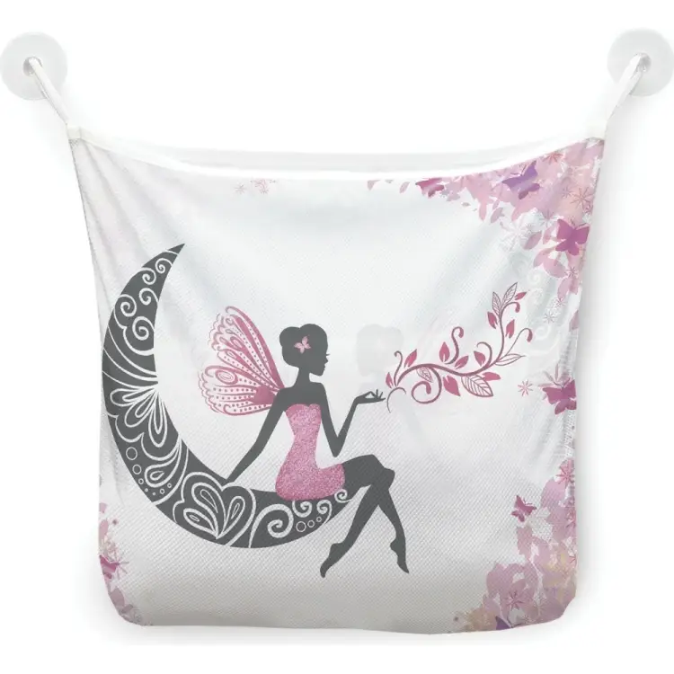 Настенная сетка-органайзер для ванной для игрушек JOYARTY Фея на месяце tgb_385253