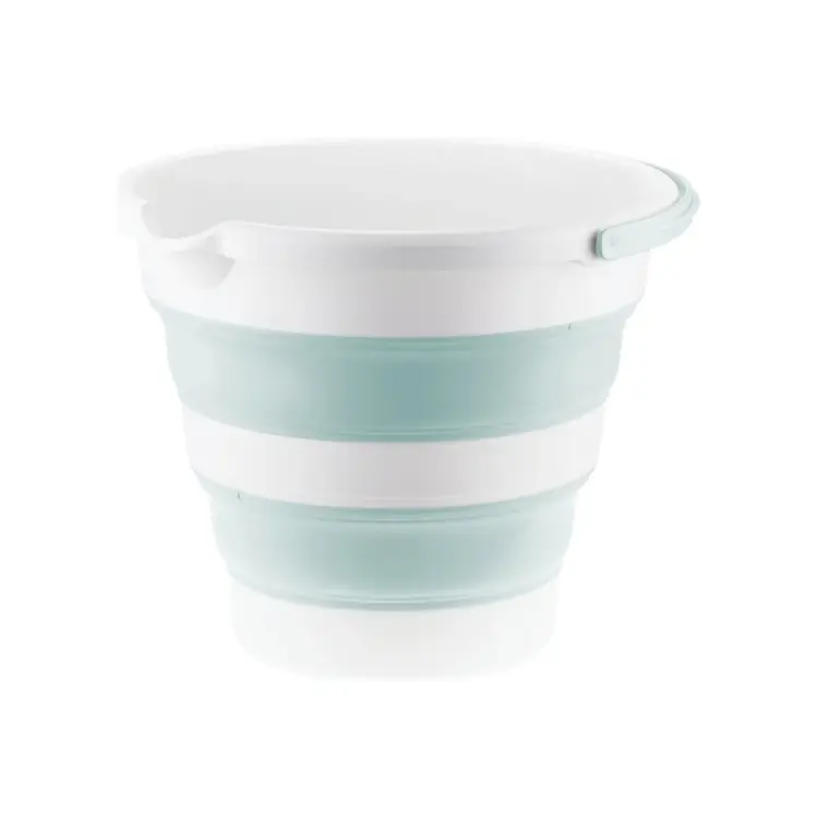 Складное ведро IDEA ФЛЕКС 10л Морская волна М М 2413 Складное ведро IDEA ФЛЕКС 10л Морская волна М М 2413