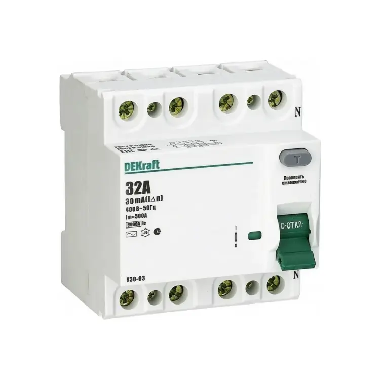 Выключатель дифференциального тока DEKraft УЗО03 14241DEK