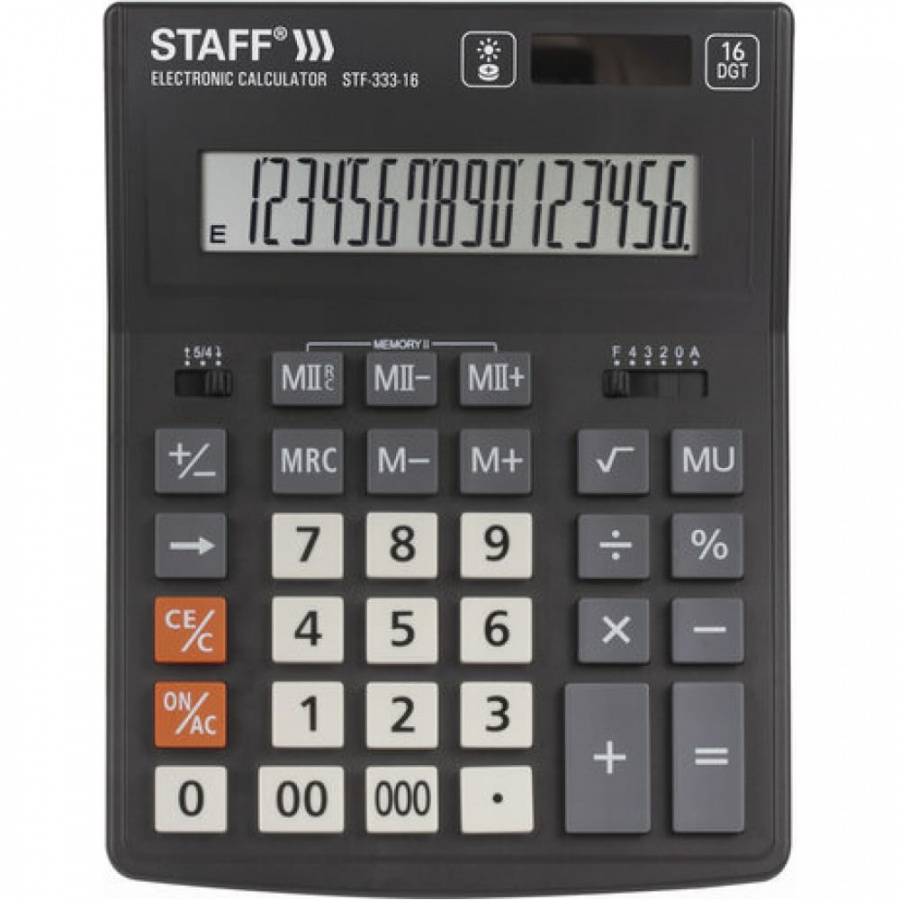 Настольный калькулятор Staff PLUS STF-333