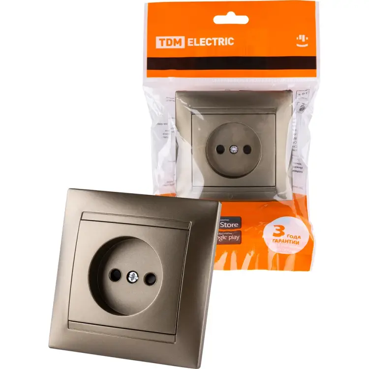 Розетка TDM ELECTRIC Лама SQ1815-0710