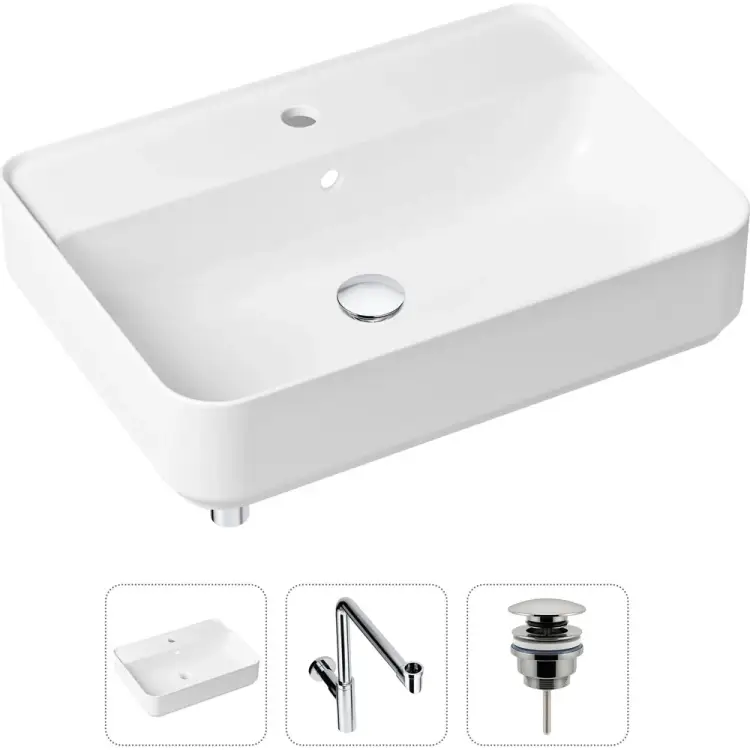 Накладная раковина для ванной Lavinia Boho Bathroom Sink Slim 21520370
