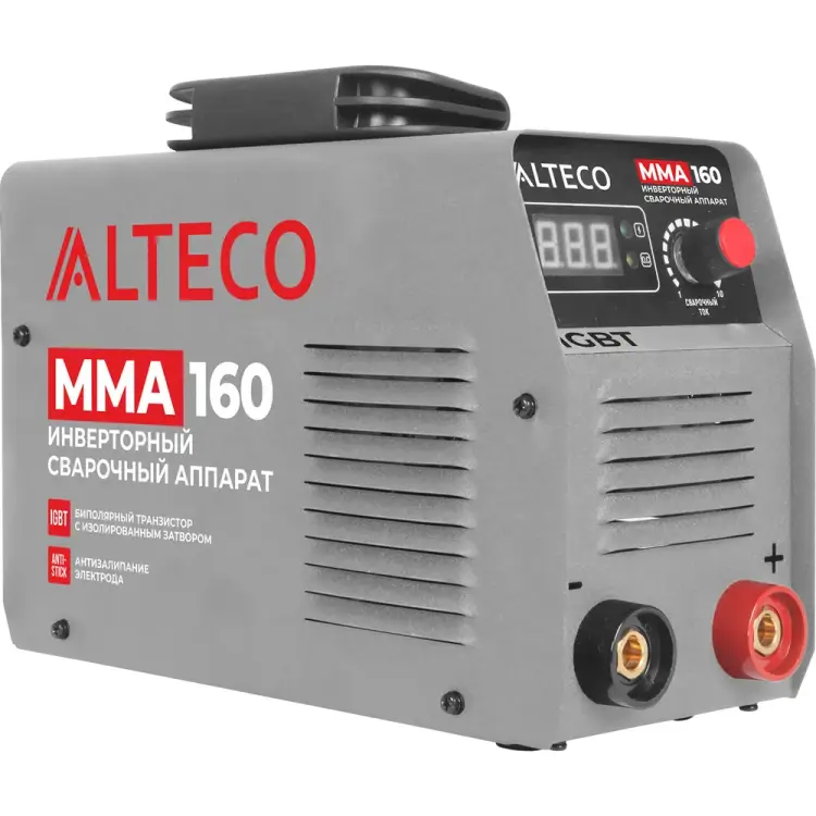 Инверторный сварочный аппарат ALTECO MMA-160 37056 Инверторный сварочный аппарат ALTECO MMA-160 37056