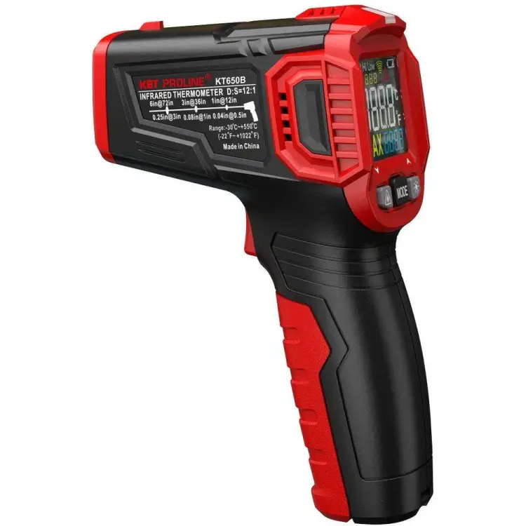Бесконтактный цифровой пирометр КВТ KT 650B PROLINE 79138