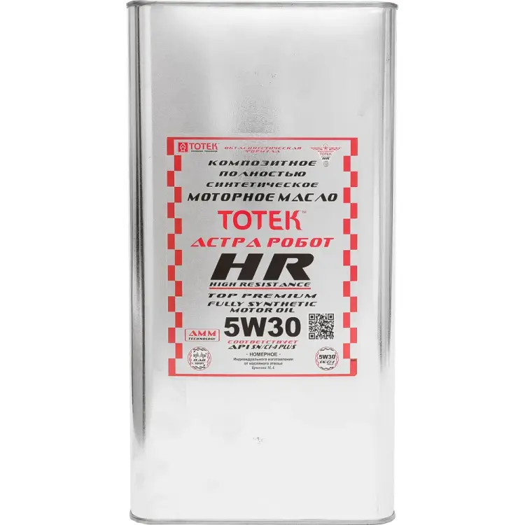 Моторное масло ТОТЕК Астра Робот HR SAE 5W30 HR530004
