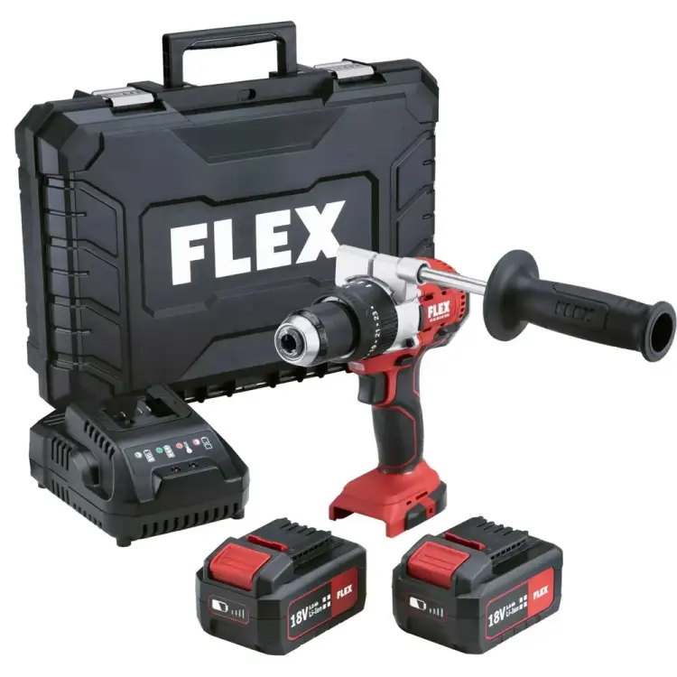 Аккумуляторный ударный шуруповерт FLEX PD 2G 18.0-EC FS55BC/5.0 516171