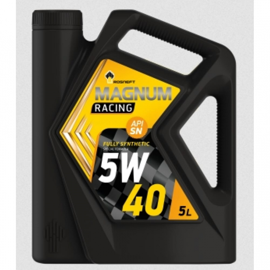 Синтетическое моторное масло Роснефть Magnum Racing 5W-40 (РНПК) SN/A3/B4