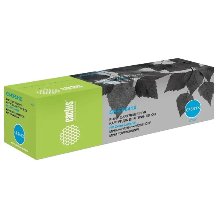 Лазерный картридж для hp lj m254dw/m280nw/m281fdn Cactus cf541x 1025352 Лазерный картридж для hp lj m254dw/m280nw/m281fdn Cactus cf541x 1025352