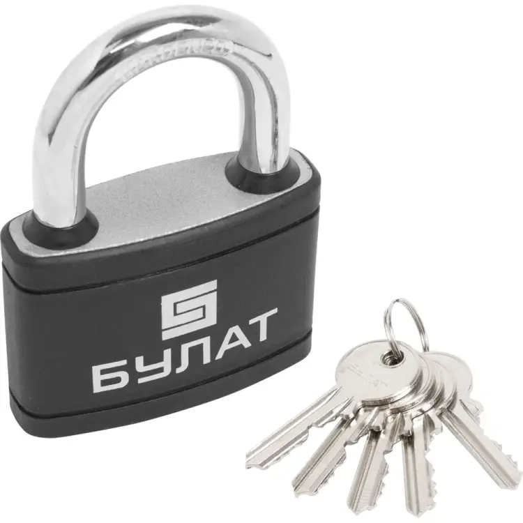 Чугунный навесной замок БУЛАТ ВС 367 ПЛ 14513