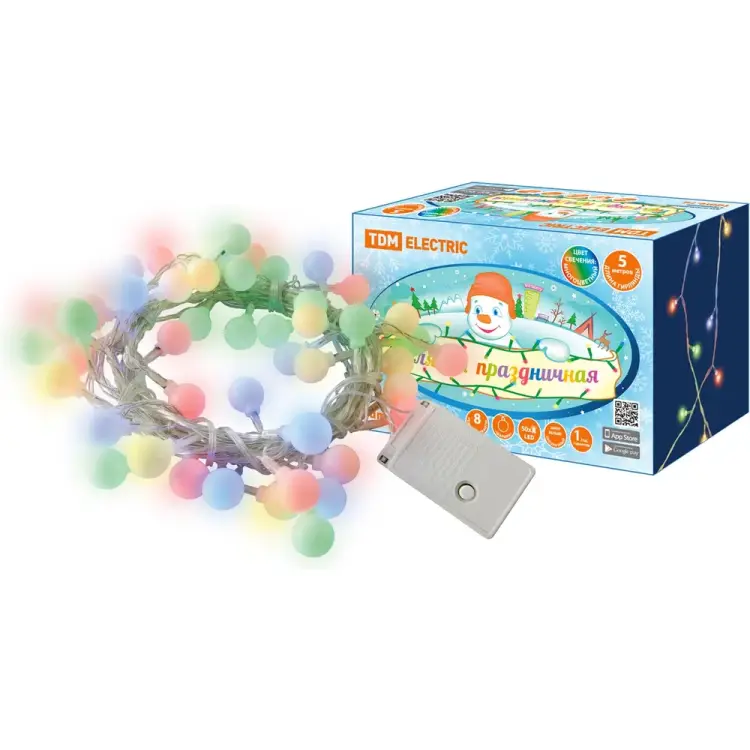 Светодиодная гирлянда TDM ELECTRIC Шарики SQ0361-0046