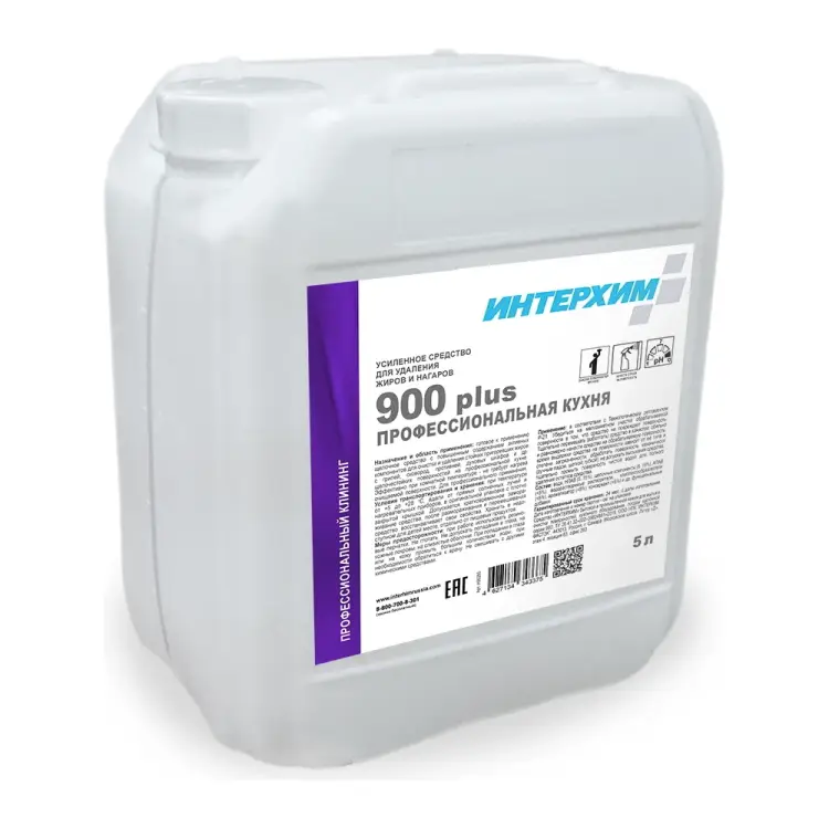 Специальное средство для удаления жиров и нагаров ИНТЕРХИМ 5 л ih90250