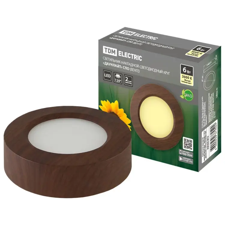 Накладной светодиодный светильник TDM ELECTRIC Даунлайт СПО SQ0329-0412