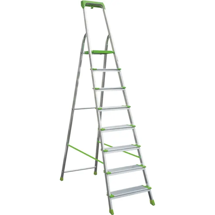 Алюминиевая стремянка с органайзером Новая Высота 2118108 Алюминиевая стремянка с органайзером Новая Высота 2118108