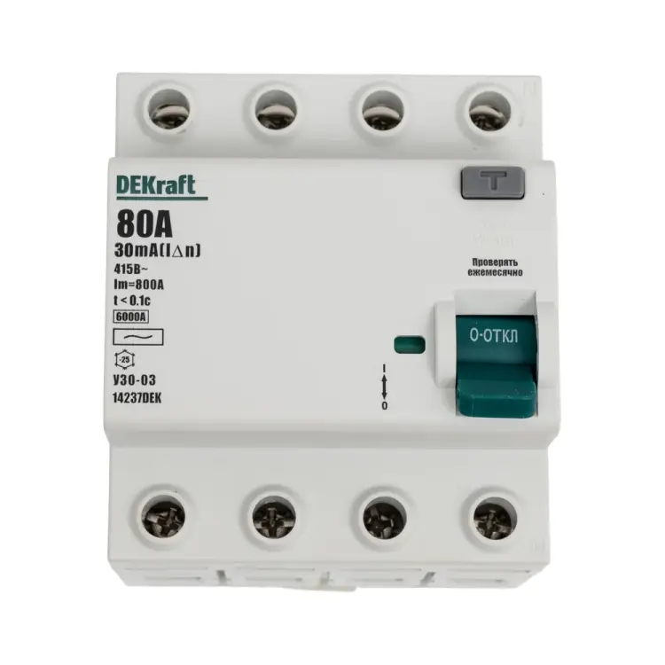 Выключатель дифференциального тока DEKraft УЗО03 14237DEK