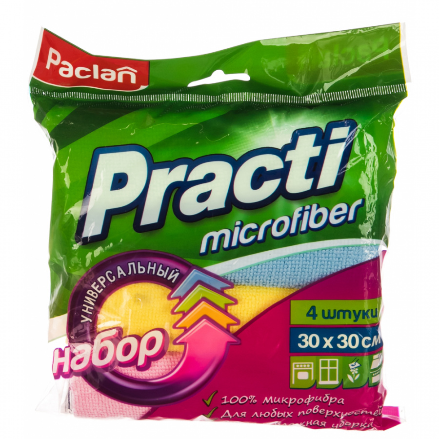 Универсальные салфетки Paclan Practi Microfiber