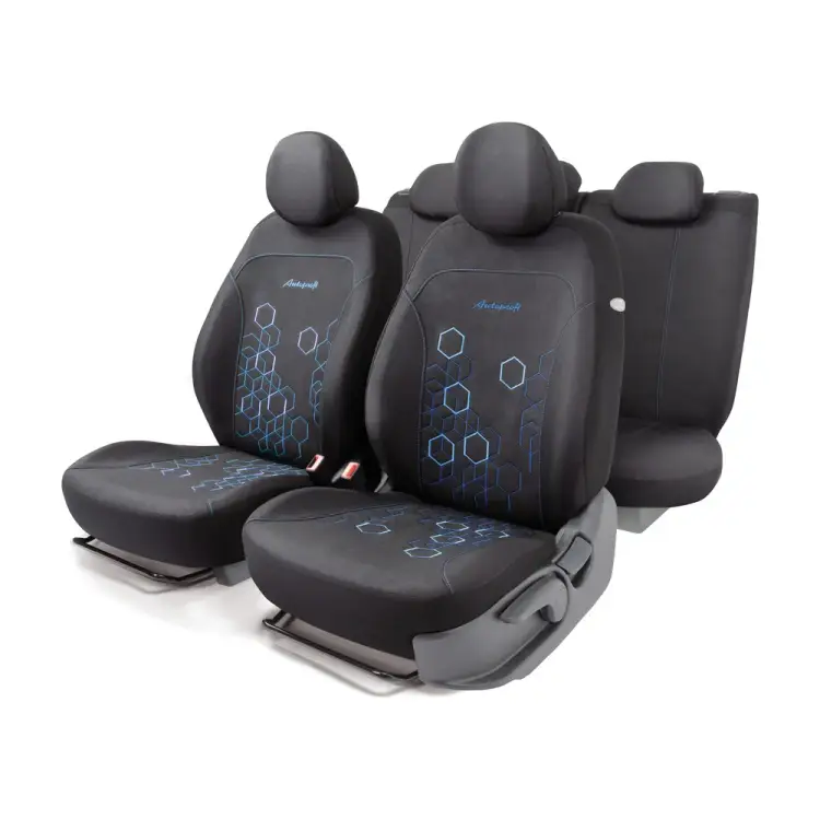 Авточехлы AUTOPROFI HOLOGRAM HOL-1102 BK/BL