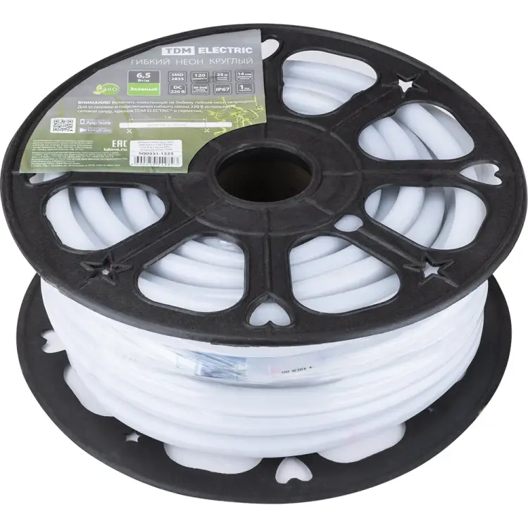 Круглый гибкий неон TDM ELECTRIC SMD2835-120 SQ0331-1523
